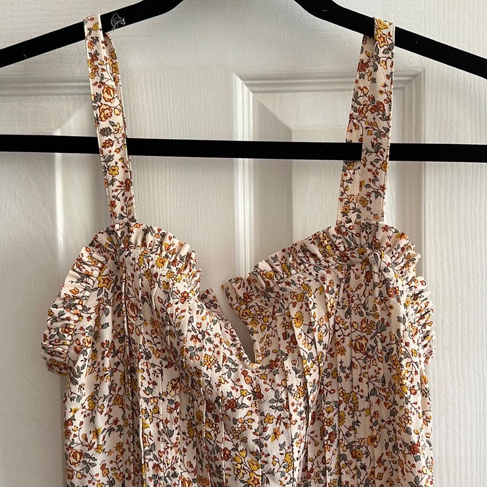 Madewell Floral Jumpsuit